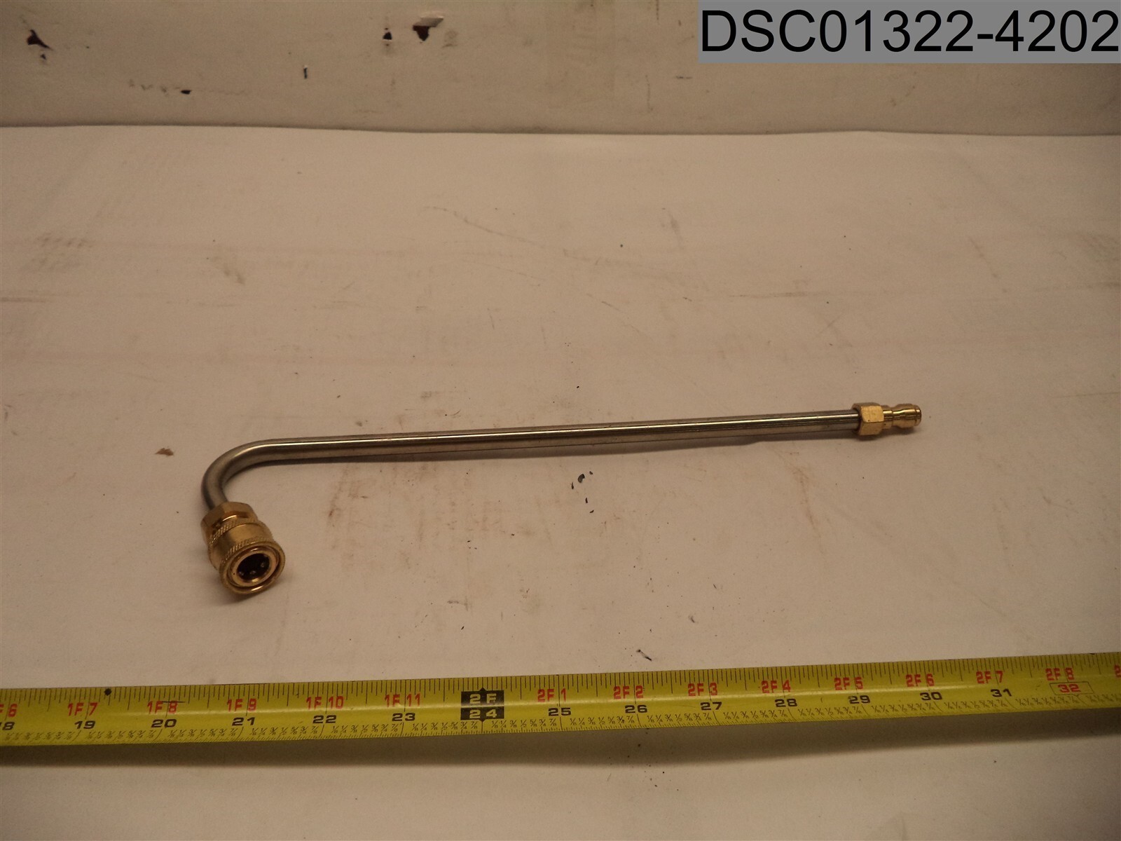 12″ Power Washer Wand, 45 Degrees, Stainless Steel