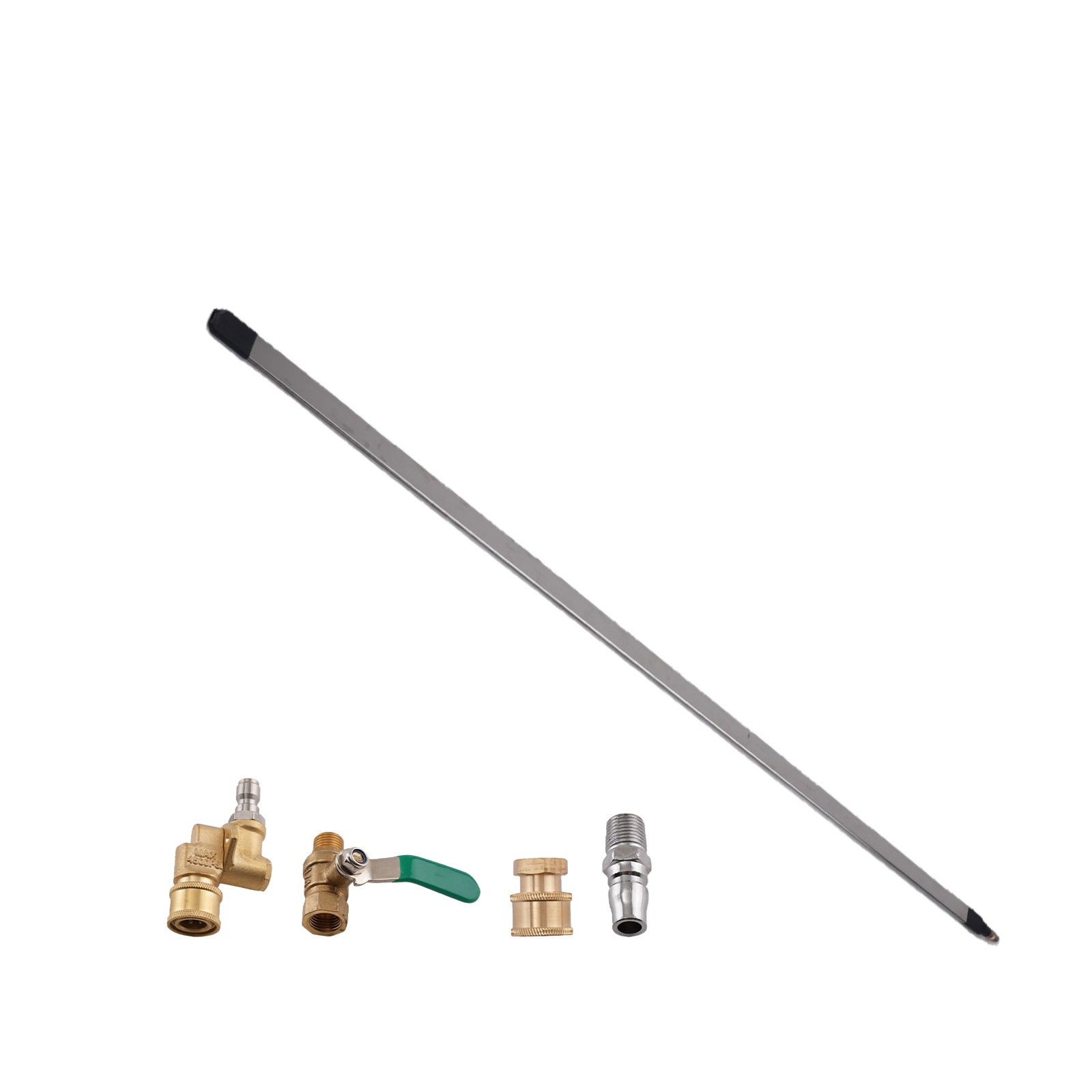 39.4” Radiator Cleaning Tool Stainless Steel High Pressure Washer Wand Kit