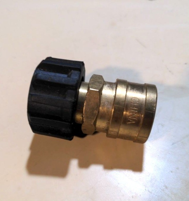 M22 FPT X 3/8″ Quick Connect Brass Coupler For Pressure Washers Up To 4000 PSI