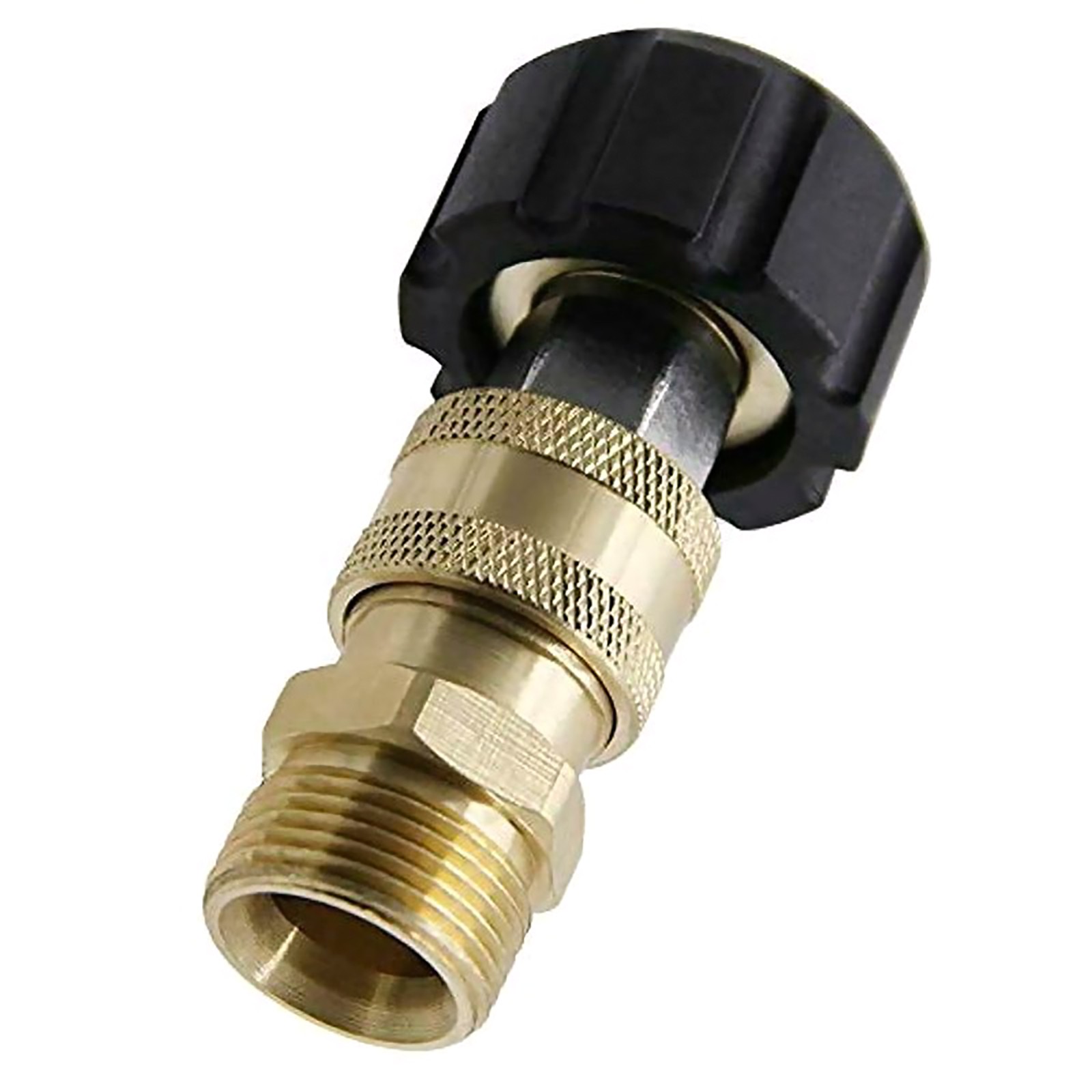 Brass+Stainless Steel Pressure Washer Hose Connector Adapter Replacement Parts