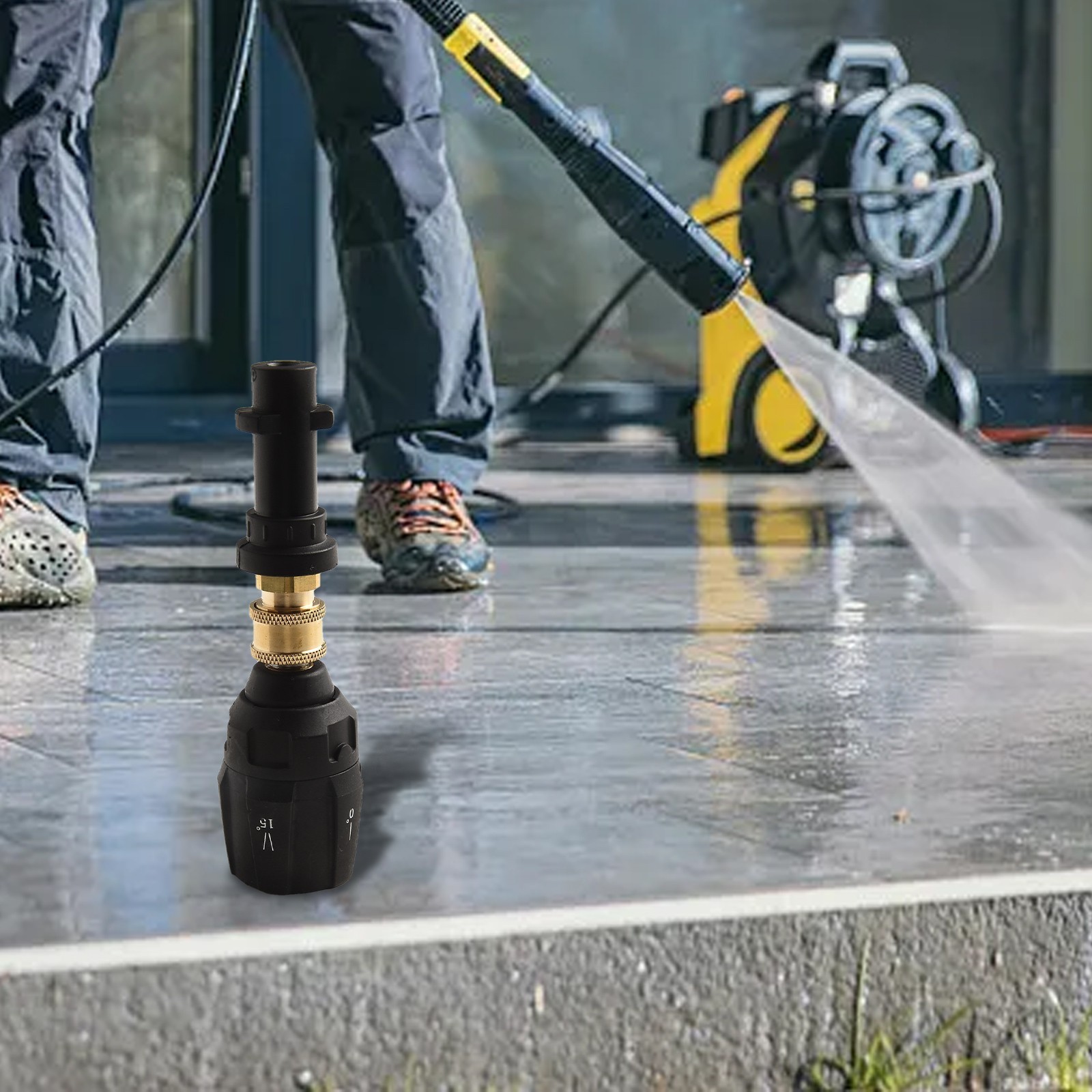 5 Angles of Cleaning Power Adjustable Pressure Washer Nozzle for Karcher