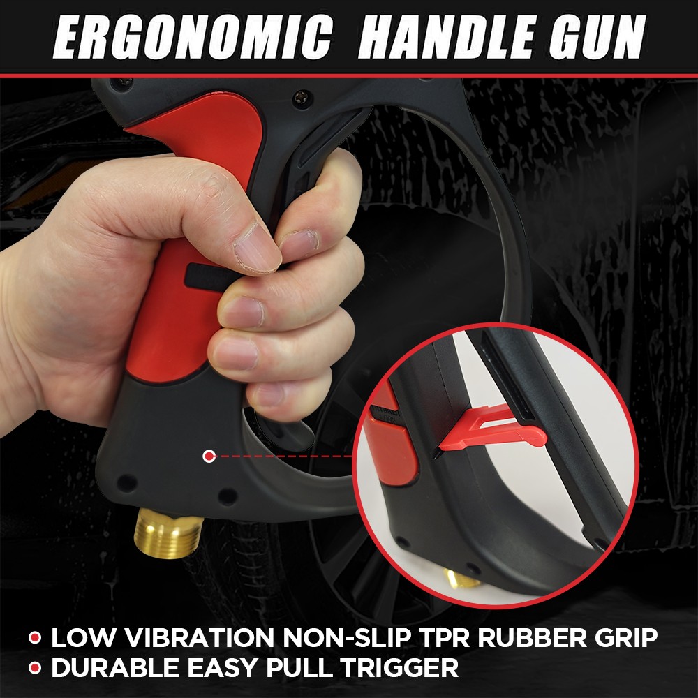 New Pressure Washer Gun Car Wash Soap Lance Cannon Spray Bottle Snow Foam Kit