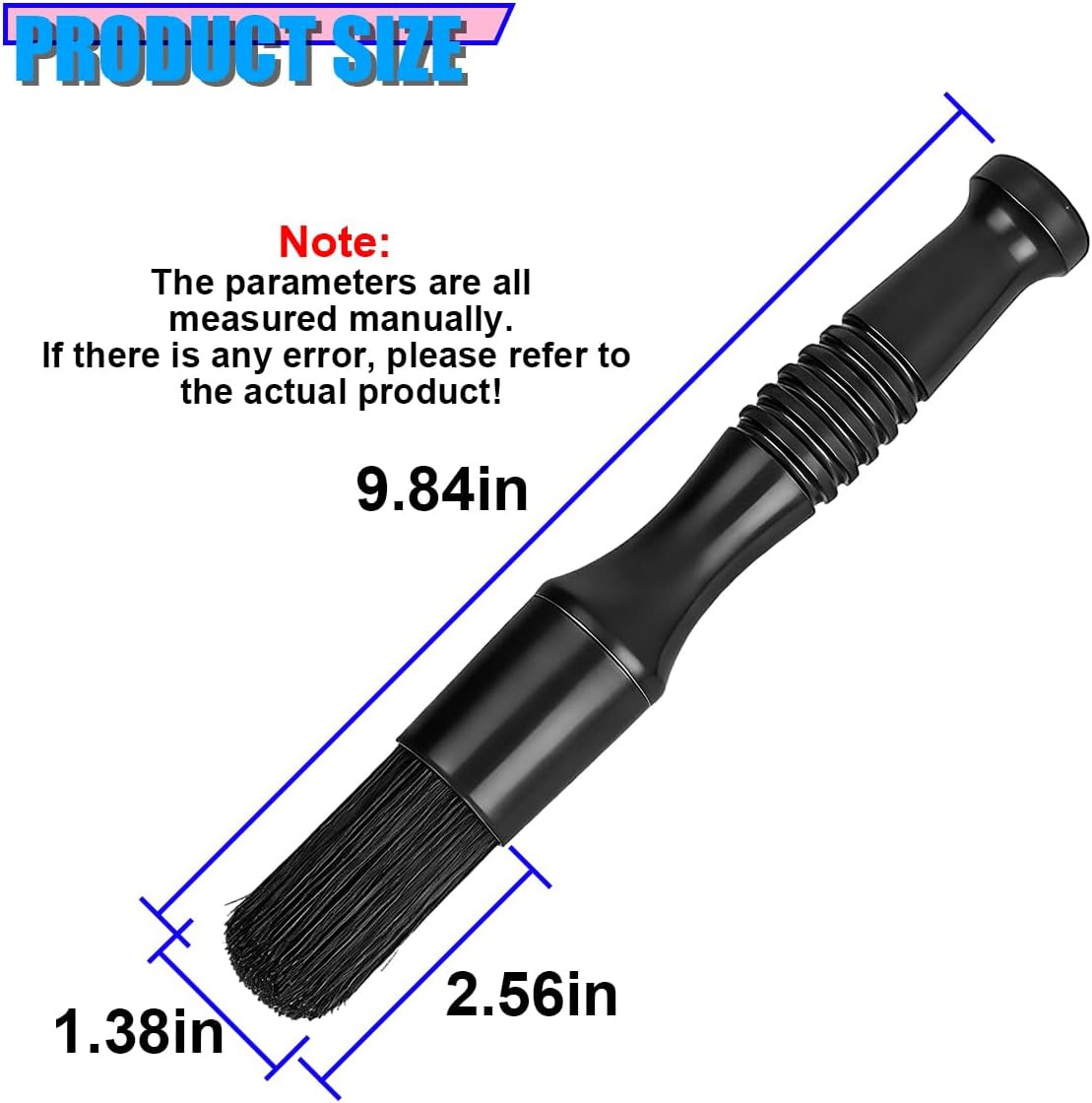 Parts Washer Brush, Wear Resistant Stiff Bristle Auto Parts Cleaning Tool, No Sc