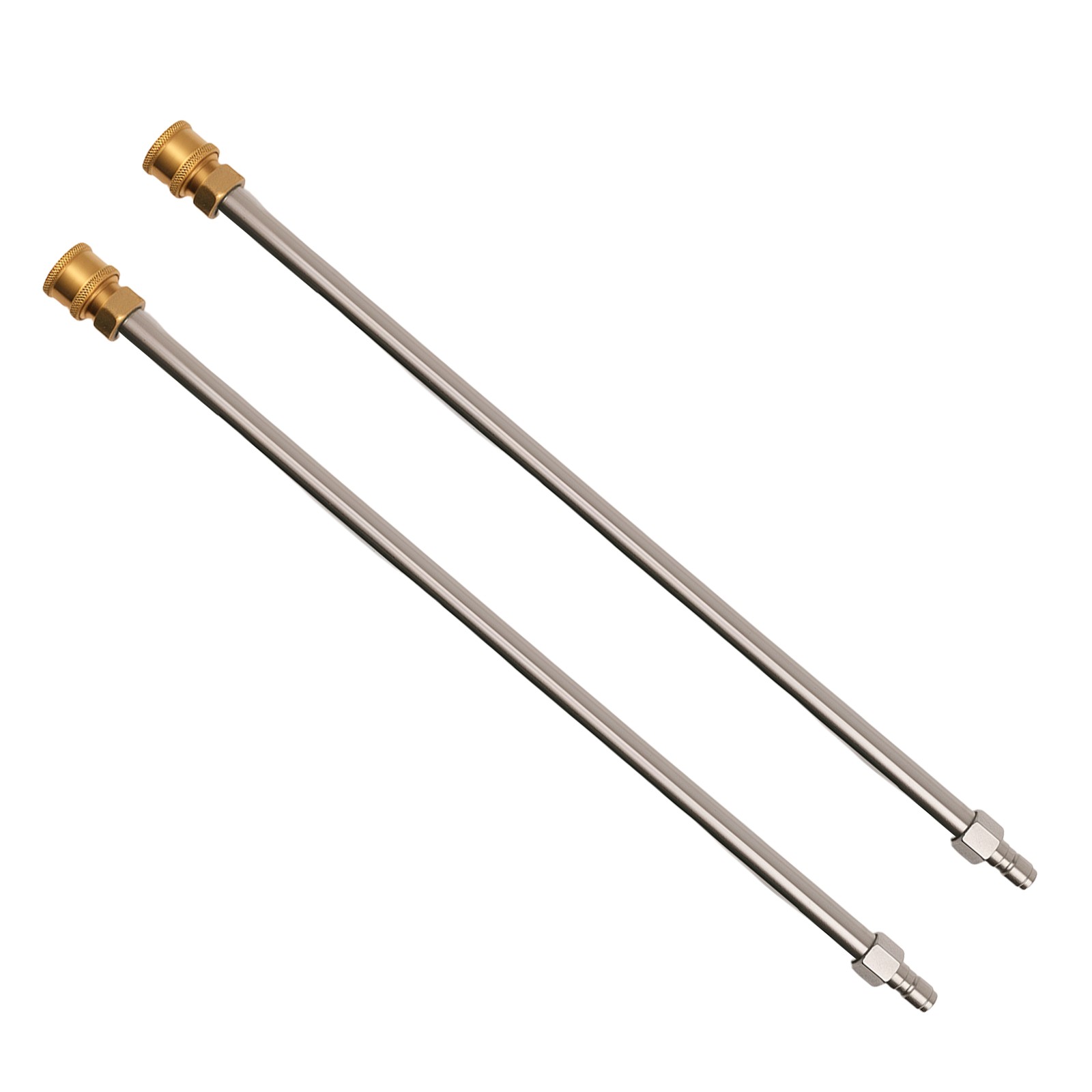 16 Inch Steel Extension Lance for Pressure Washer 4000PSI Quick Connect 2PCS