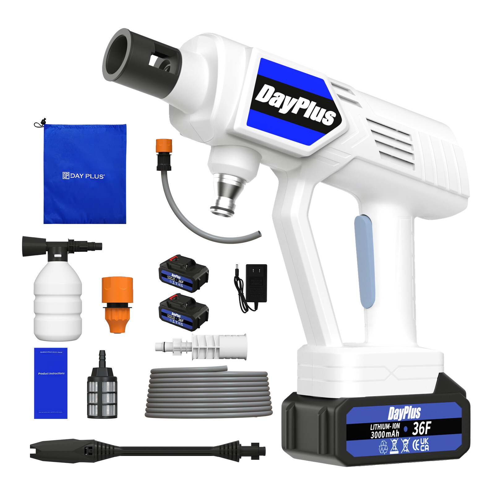 Powerful Car High Pressure Washer Jet Water Wash Gun For Makita 18V Battery