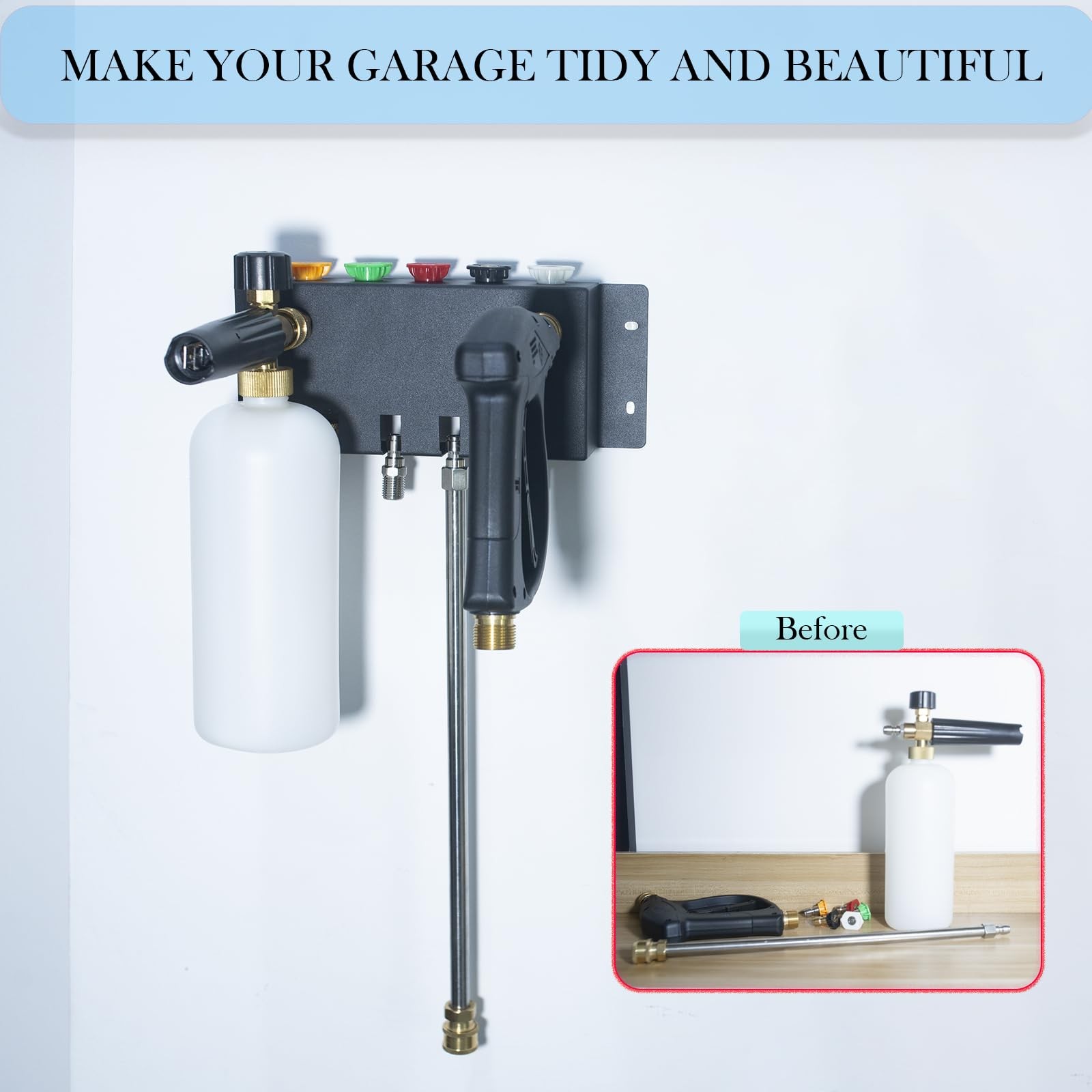 Pressure Washer Gun Holder-Foam Cannon Holder-for Foam Cannon,Pressure Washer…