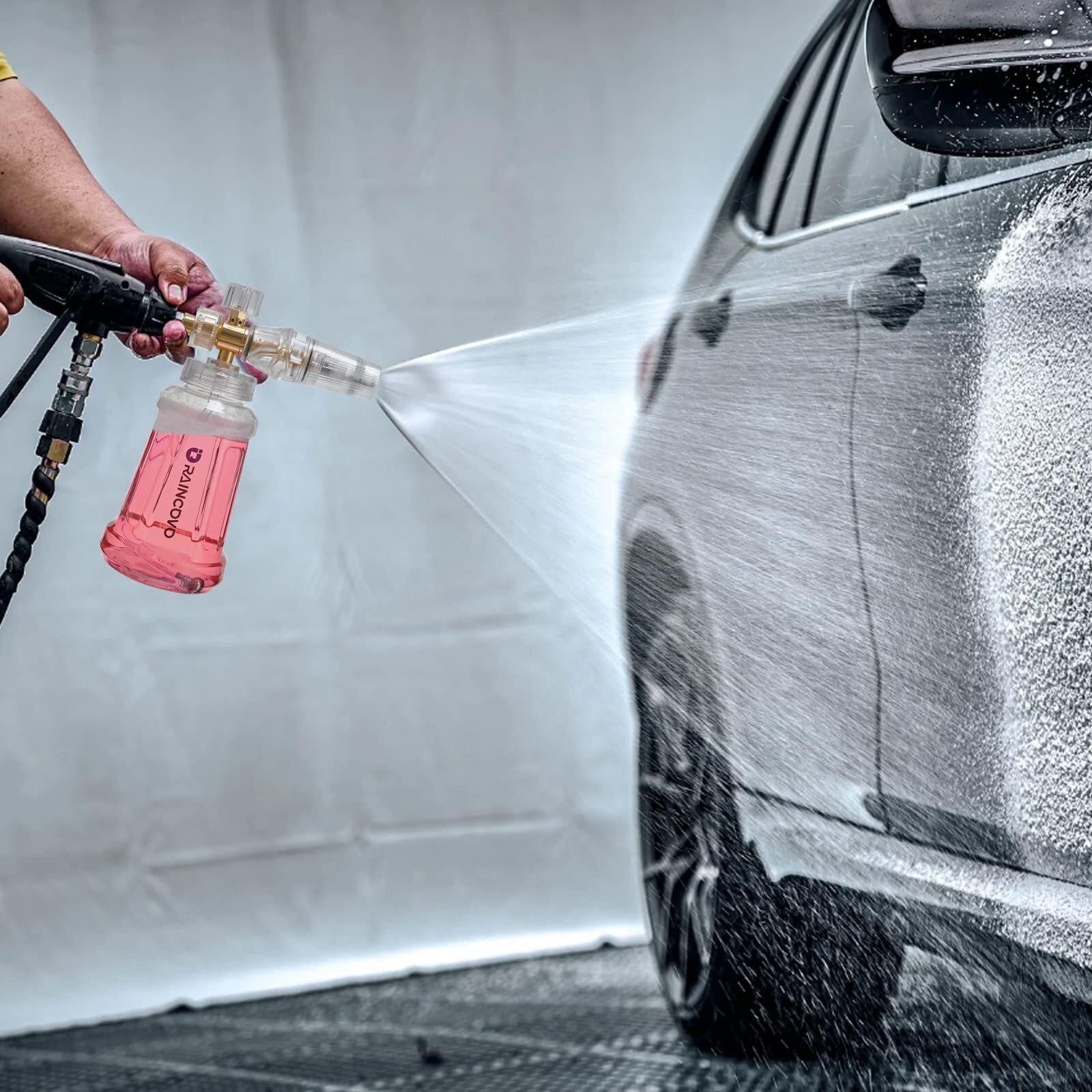 Raincovo Foam Cannon for Pressure Washer Snow Clear Foam Cannon for Car Wash …
