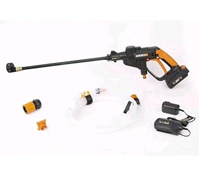 20VMax Lithium Worx HydroShot Power Cleaner. Power Washer.