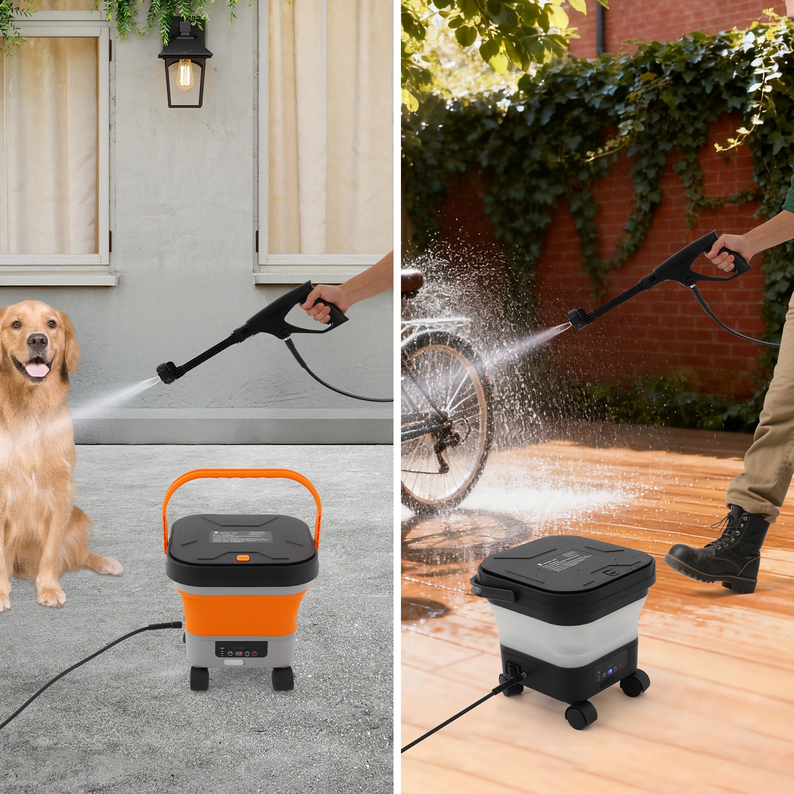 Multifunction Pressure Washer Portable Foldable Sprayer Washer Car Wash Machine