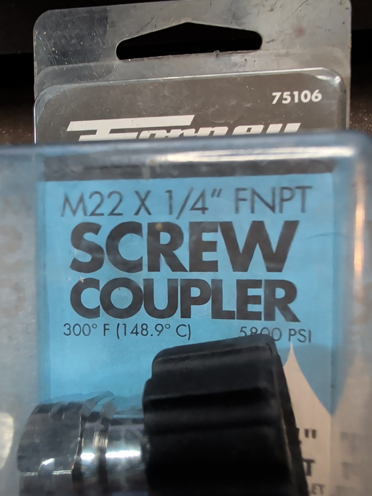 Forney 75106 Pressure Washer Accessories, Female Screw Coupling, M22F to 1/4-…