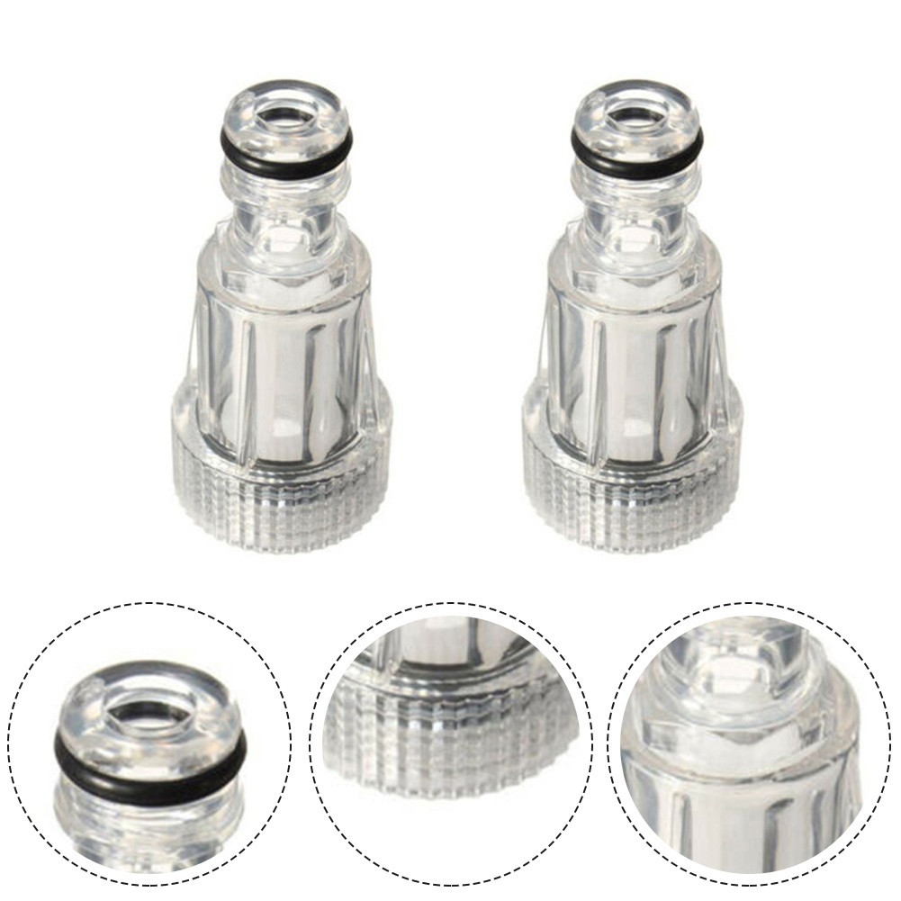 Water Filter Pipe Adapter Cleaning Connection Fitting Garden High-Pressure