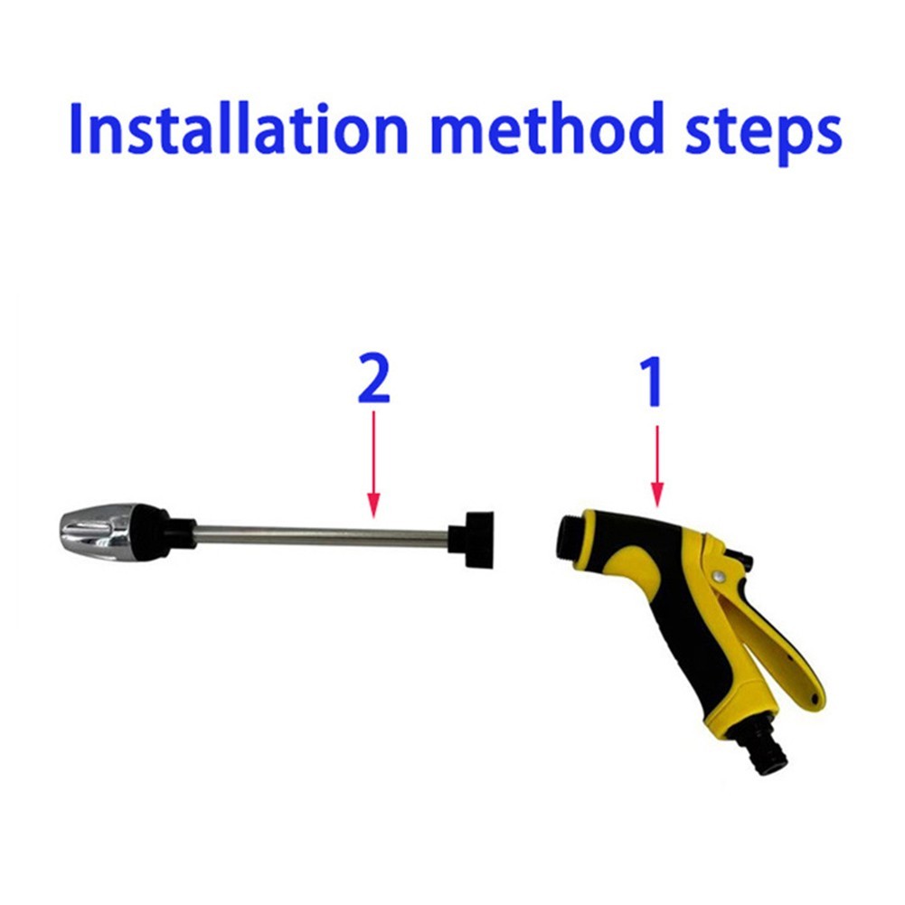 Water Pistol Set with Comfortable Grip for Car and Garden Cleaning Use