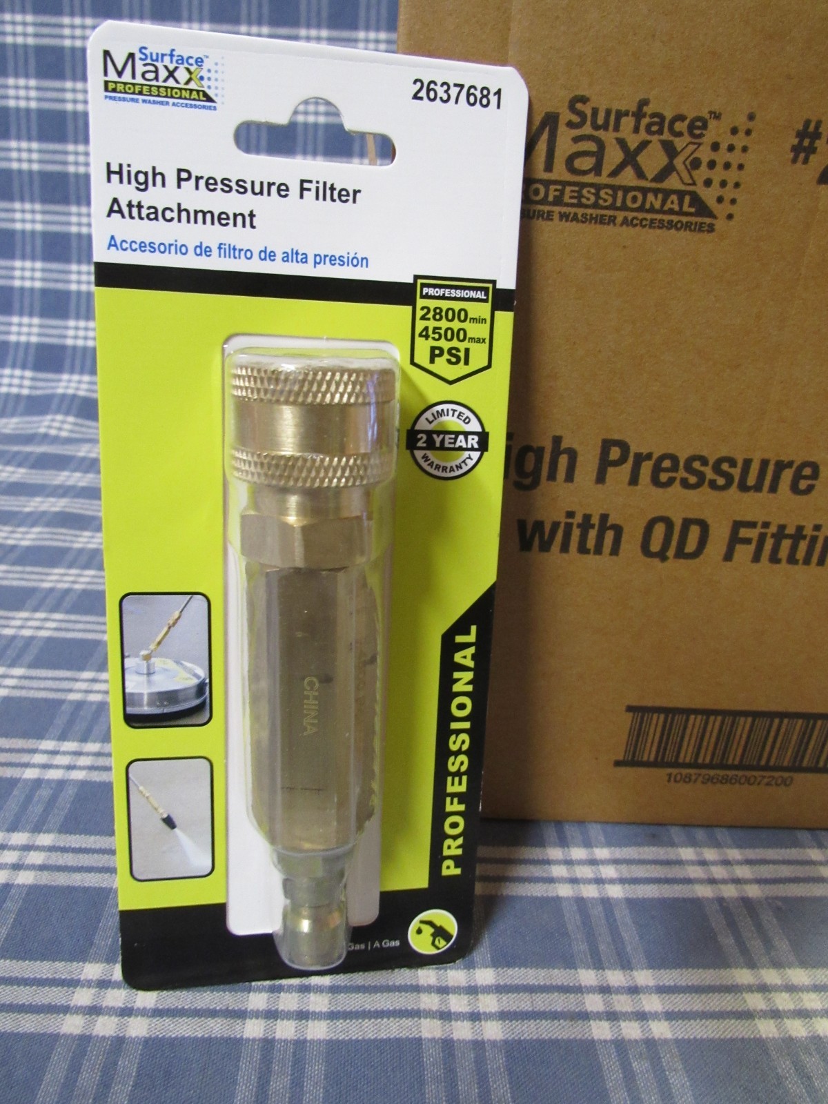 Surface Maxx High Pressure Filter Attachment (New 4 Pack) FAST FREE SHIPPING.