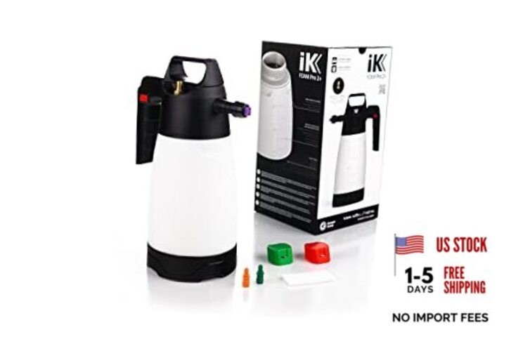 IK FOAM Pro 2+ Pump Spray Foamer with Schrader Valve – FoamSprayer 50 oZ –