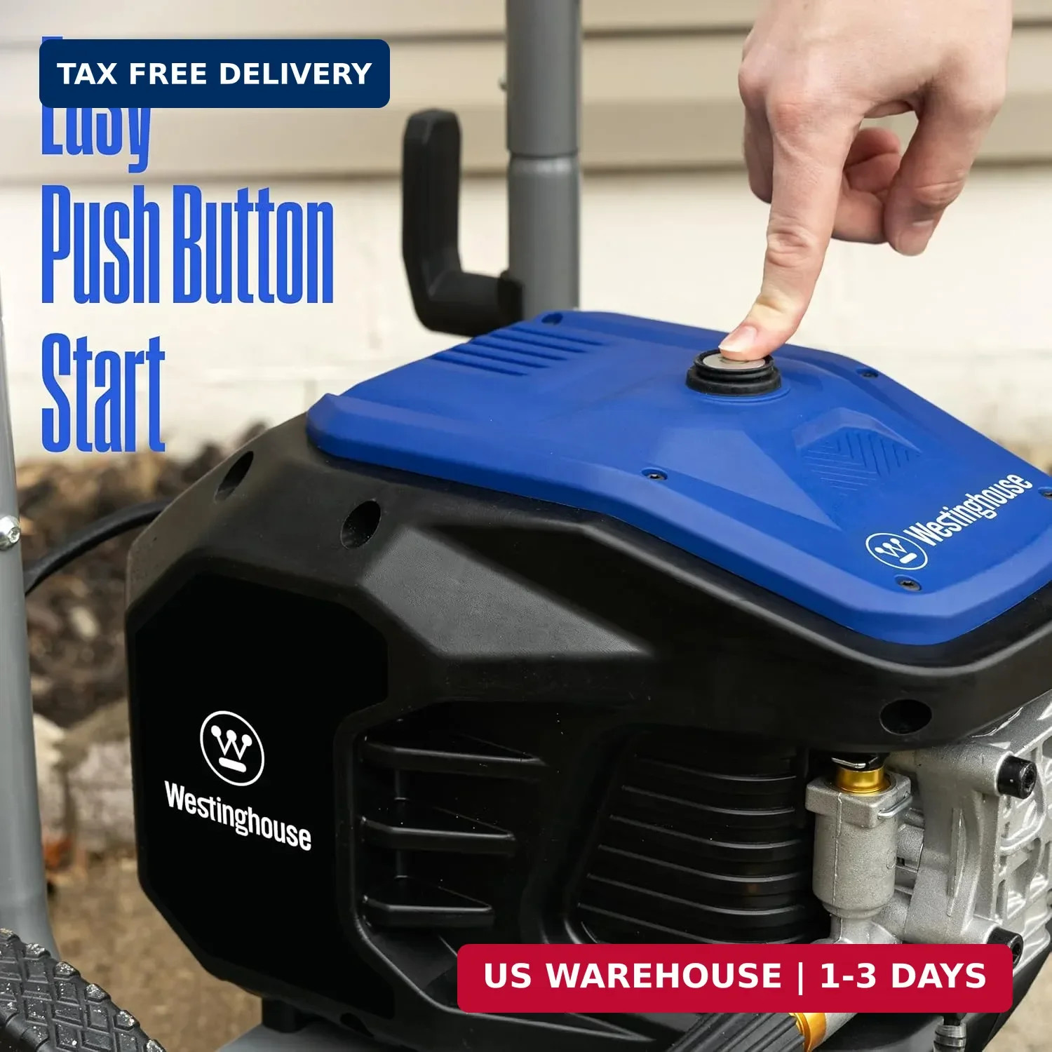 Westinghouse WPX3000e Electric Pressure Washer, 3000 Max PSI and 1.76 Max GPM, I