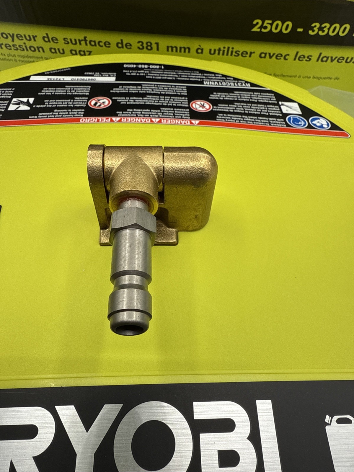 Ryobi Surface Cleaner 15 Inch for Gas Pressure Washer 1/4in Quick Connect