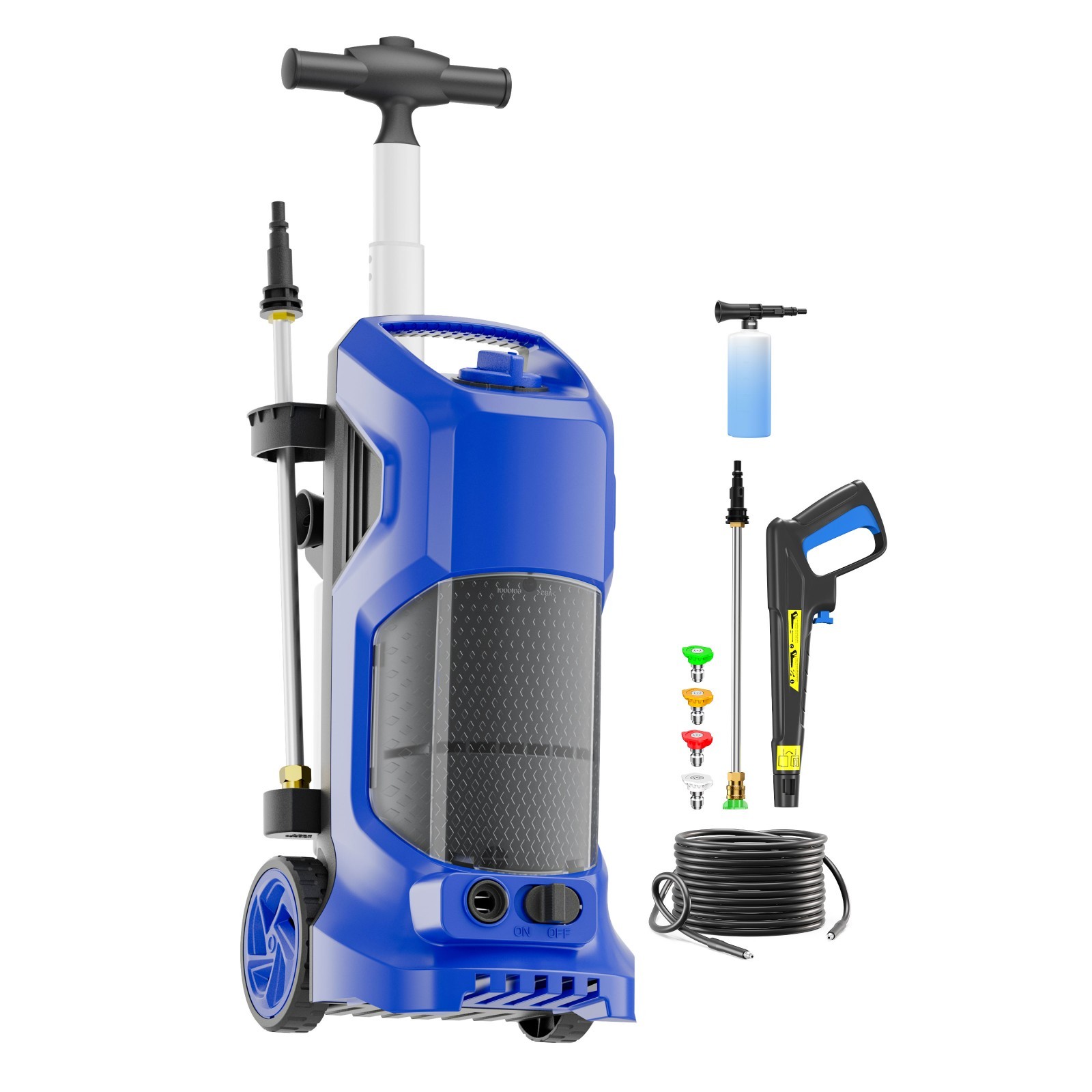 Pressure Washer 4200PSI 3.6GPM, Foam Cannon, Stainless Steel Lance, for Car