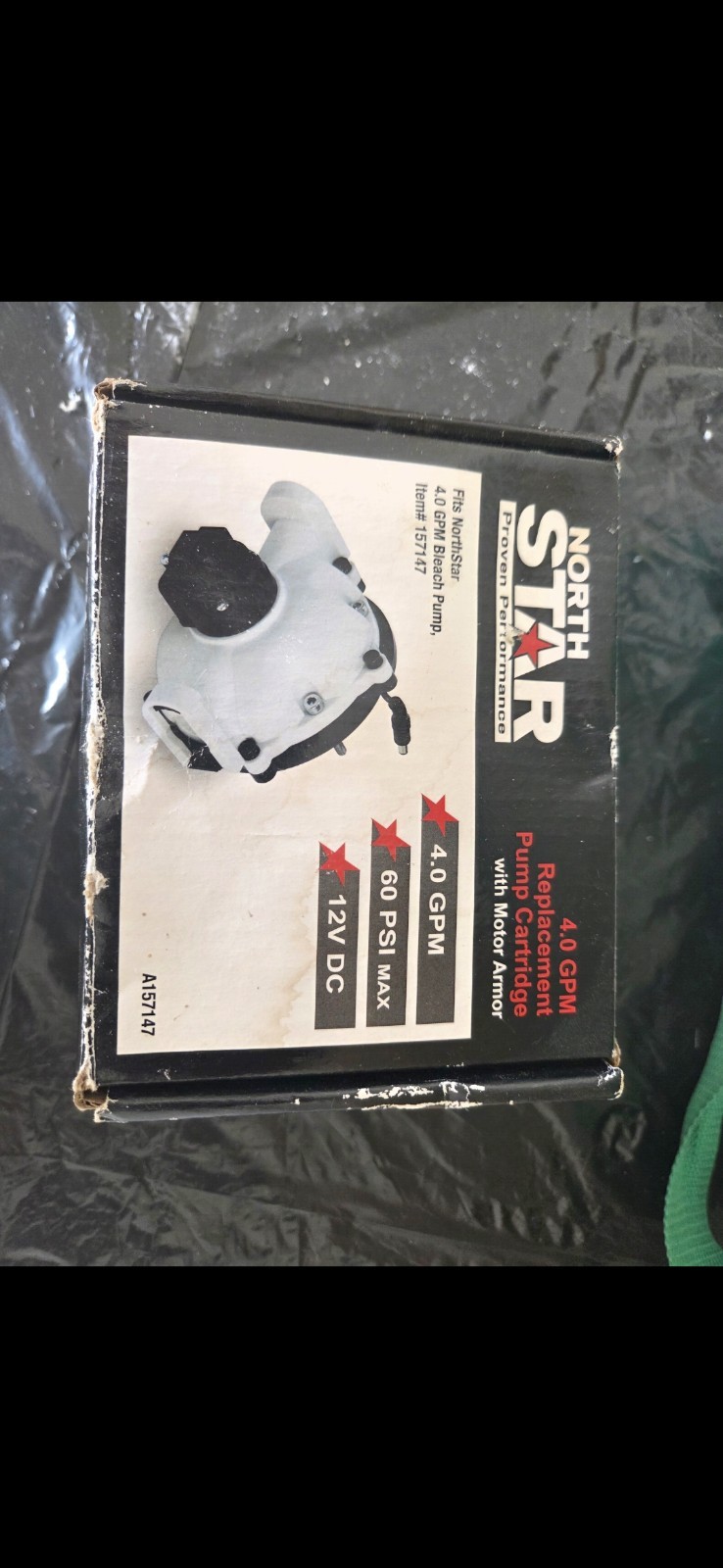 North Star Replacement Bleach Pump Cartridge A157147 W Motor Armor