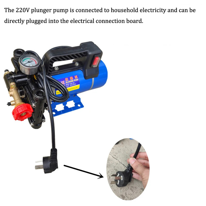 Agricultural Electric High Pressure Pumps Water Spraying Car Wash Irrigation