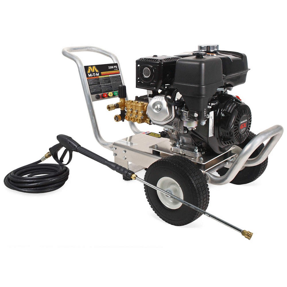 MI-T-M Pressure Washer,Cold Water,3200 psi,Gas 822TM9