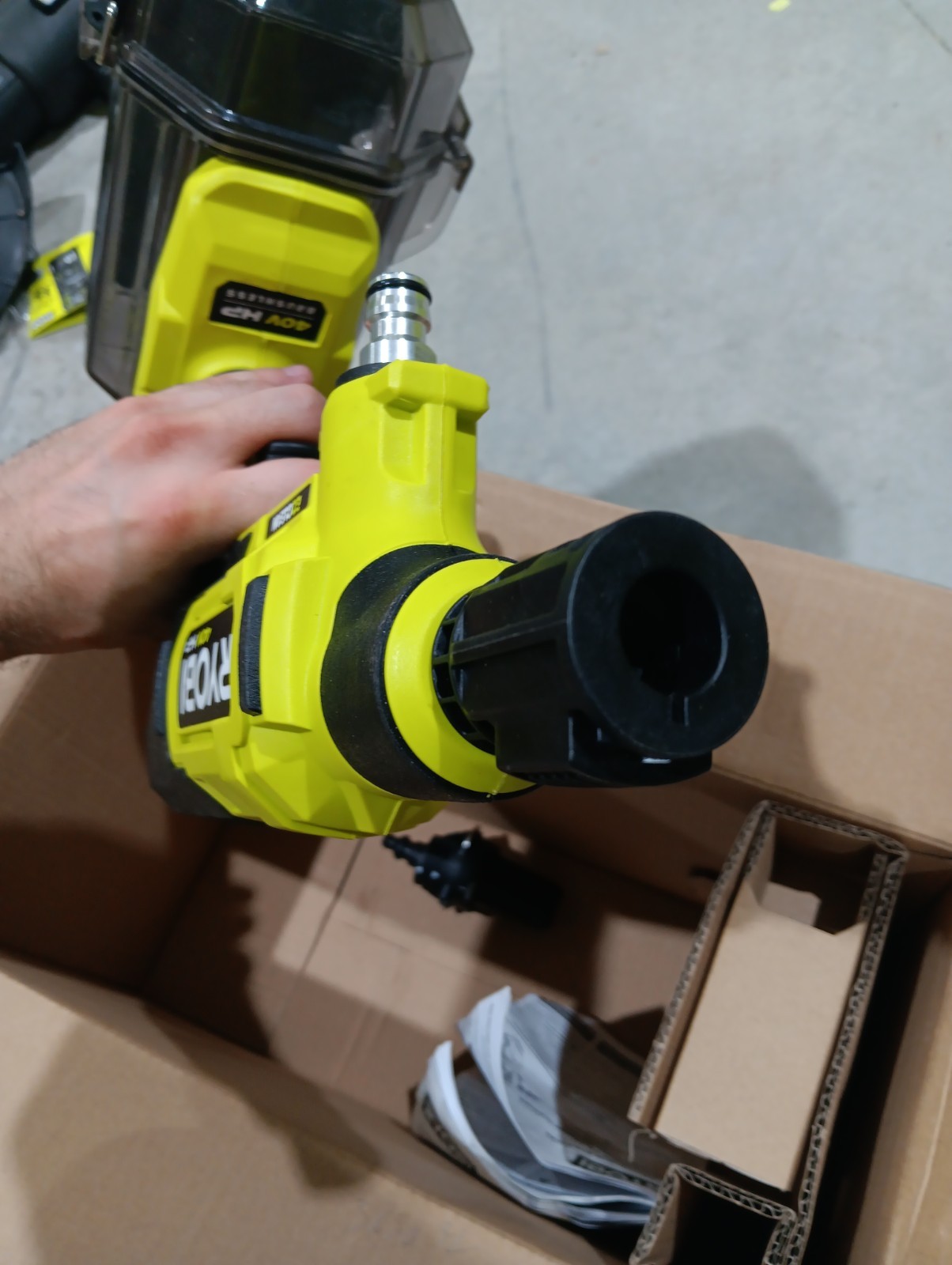 Ryobi 40V HP EZClean 600 PSI Power Cleaner Kit – RY124050 – Tool Only, *READ*