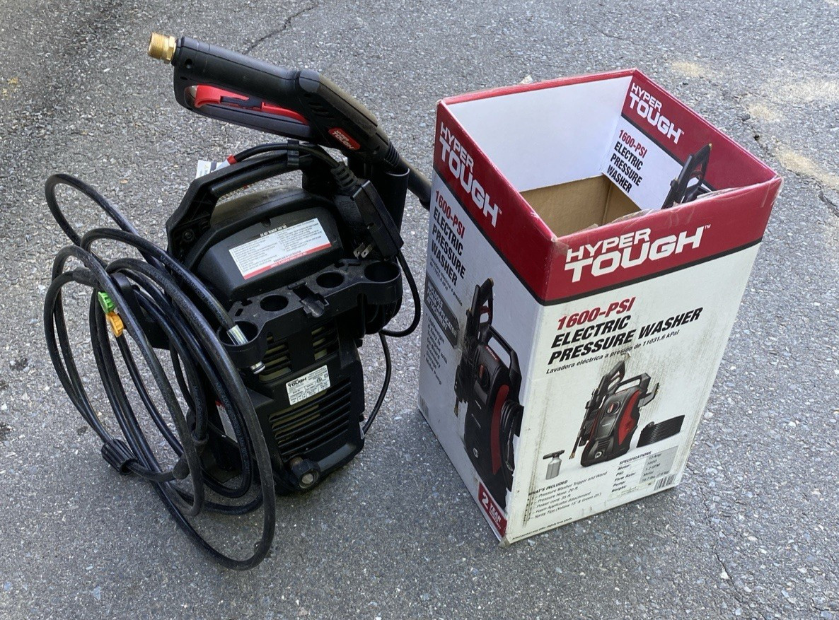 Hyper Tough Electric Pressure Washer 1600PSI