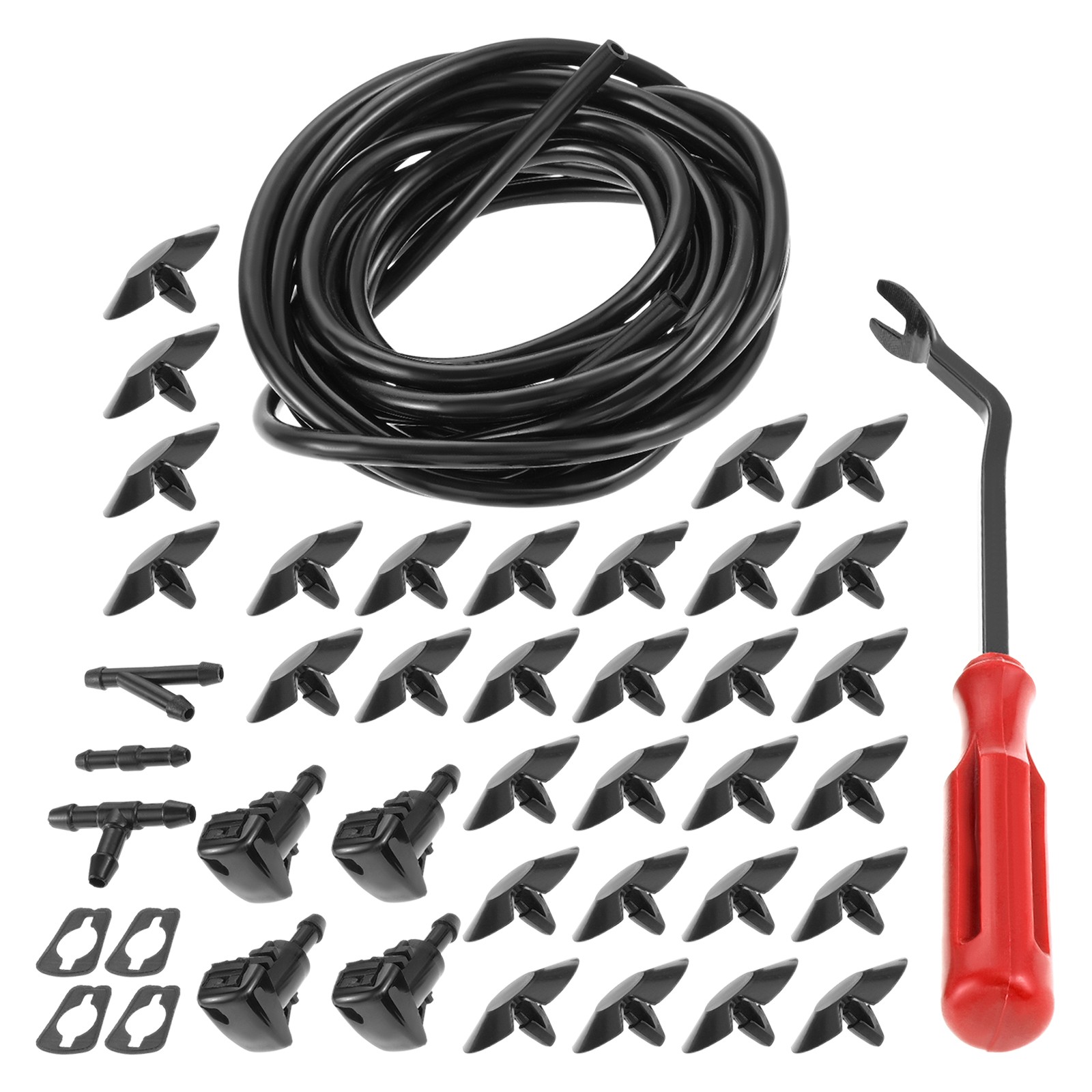 Car Windshield Wiper Washer Spray Nozzle Water Pipe Joint Kit for Chrysler Jeep