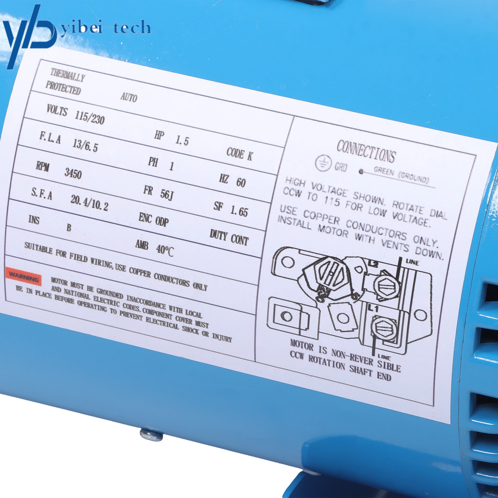 GT15 3450 RPM 1.5 HP 115/230V Water Well Irrigation Sprinkler Pump 1 Phase