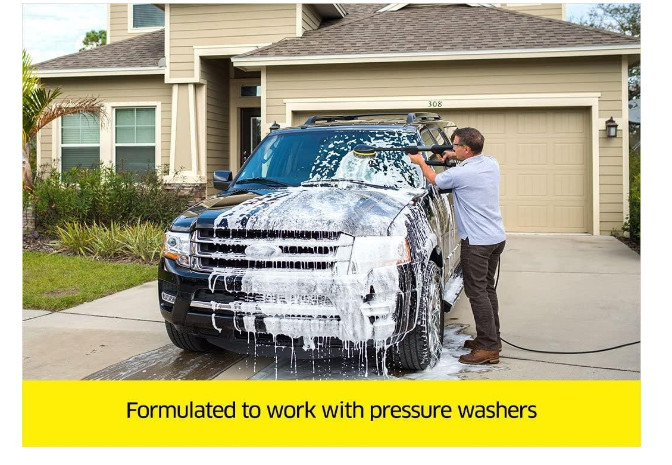 Car Wash Wax Clean Shine Pressure Washer Vehicle Cleaner Detergent Soap 1 Gallon