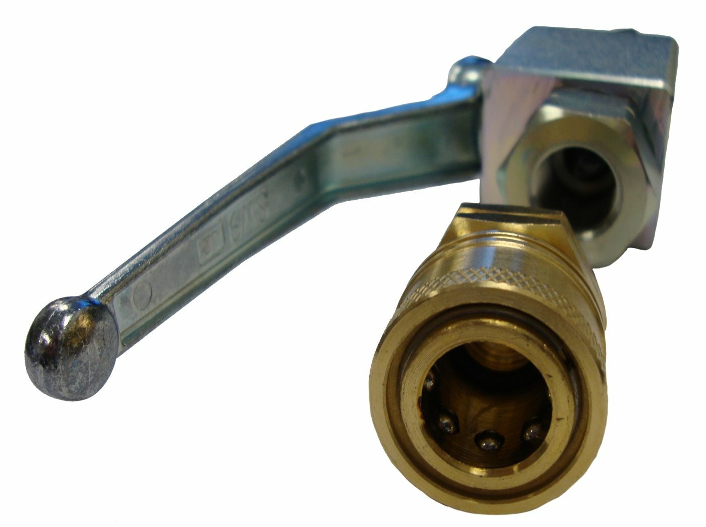 Power Ball Valve Kit & 3/8″ Male-Female Quick Connect for Pressure Washer Hose