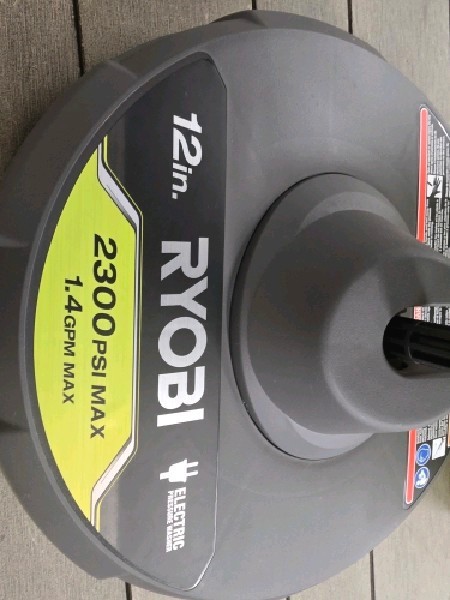 RYOBI 12 in. 2,300 PSI Electric Pressure Washers Surface Cleaner-RY31012