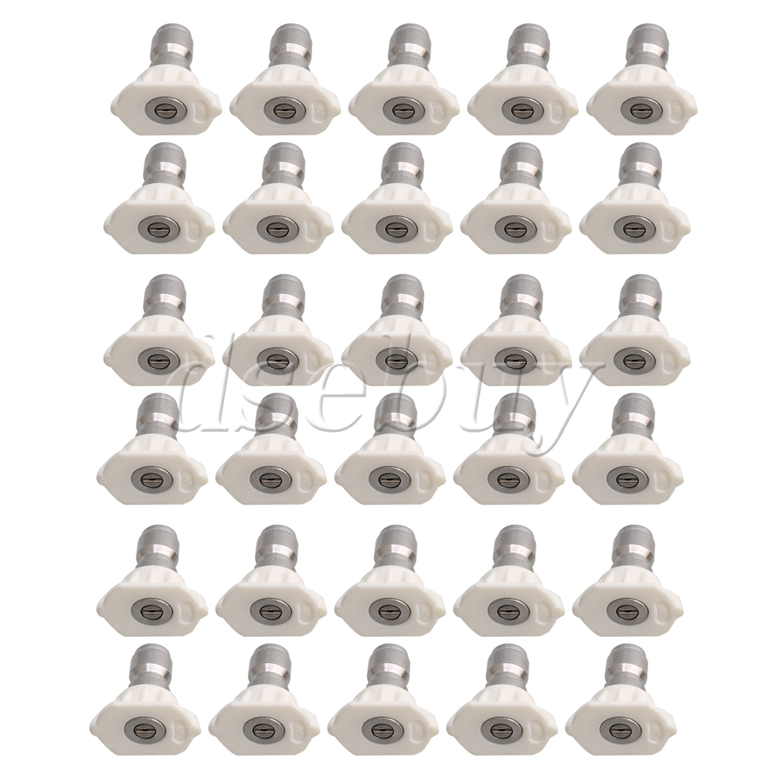 30 Pieces High-Pressure Spray Nozzles Tips 1.0/1.2/1.4/1.6/2.0 mm 40 Degree