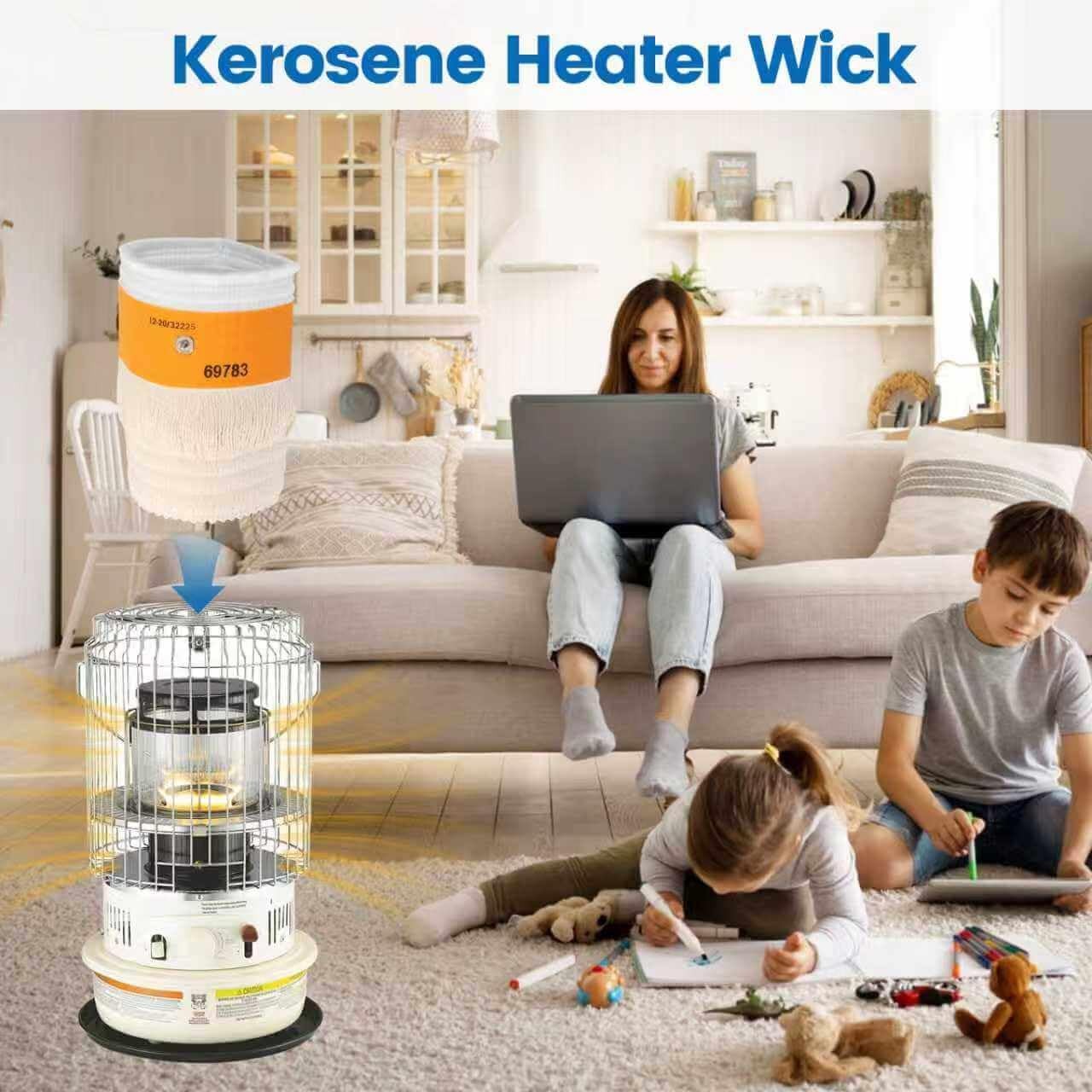 32225 Kerosene Heater Replacement Wick – Compatible with Kero World Beige