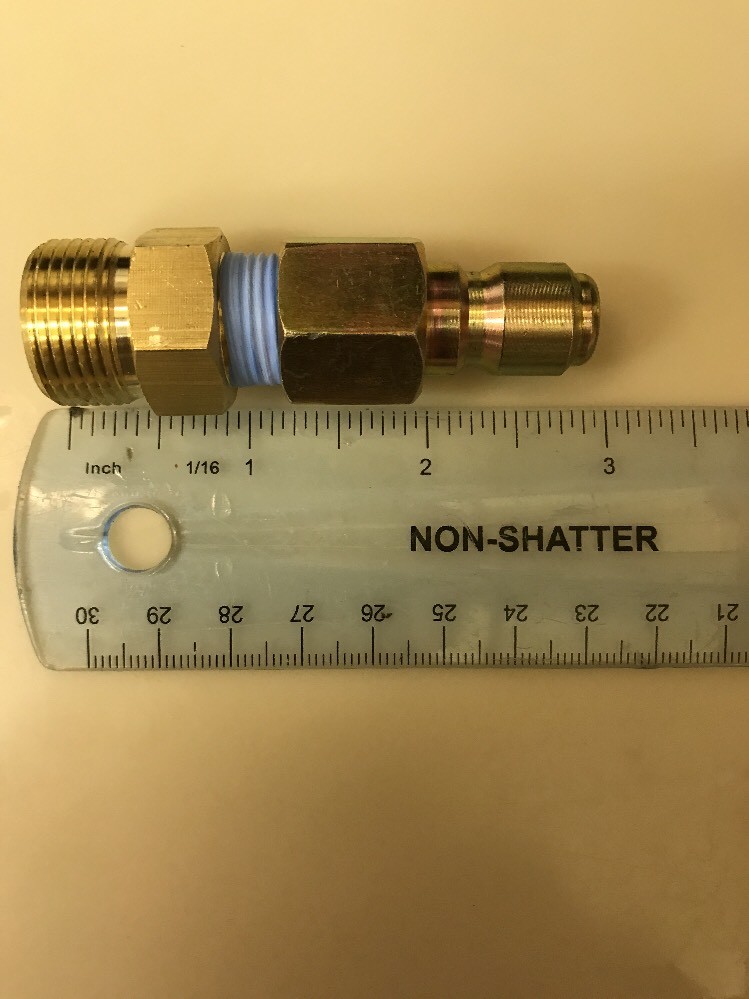M22 x 15 mm (non Standard size) x 3/8 Plug Pressure Washer Gun M22 -15mm Bore