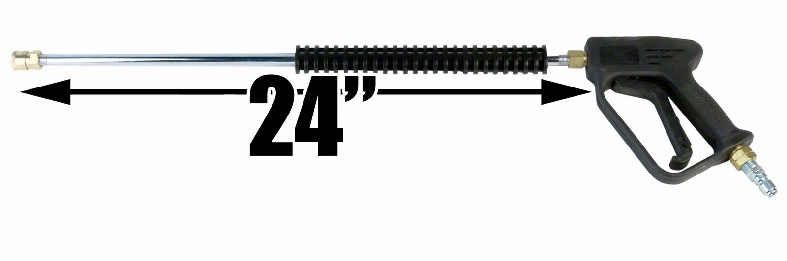 Deluxe 4000 PSI 7 GPM Pressure Washer Gun and 24″ Wand & Couplers