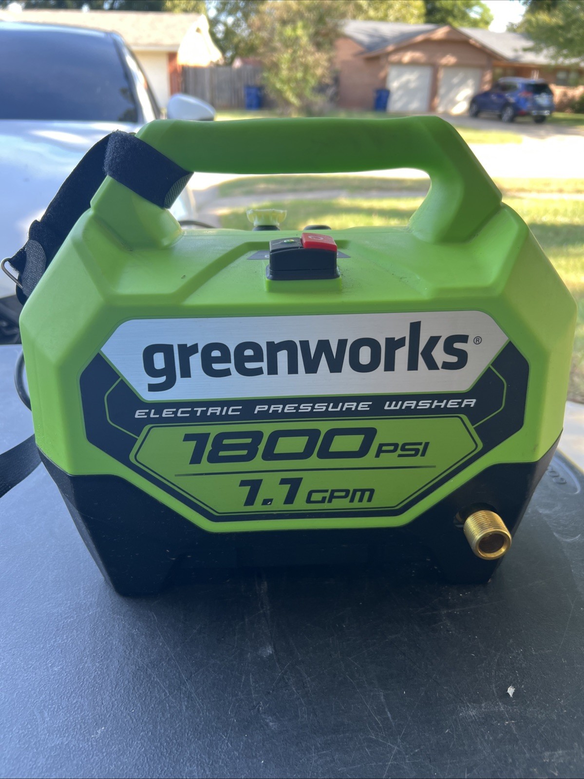 Greenworks 1800-PSI 1.2-GPM Electric Pressure Washer with 2 Spray Tips