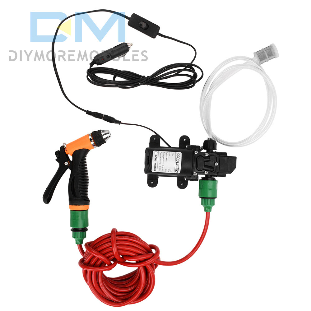 DC12V Portable Car High Pressure Washer Water Wash Cleaner Pump Kit Self-Priming