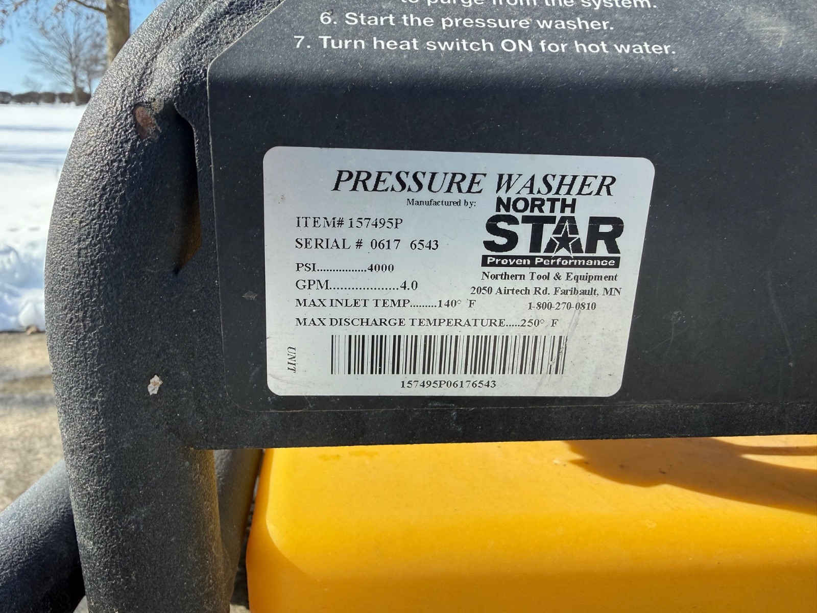 NorthStar Portable Electric Wet Steam and Hot Water Pressure Washer Add-On Unit,