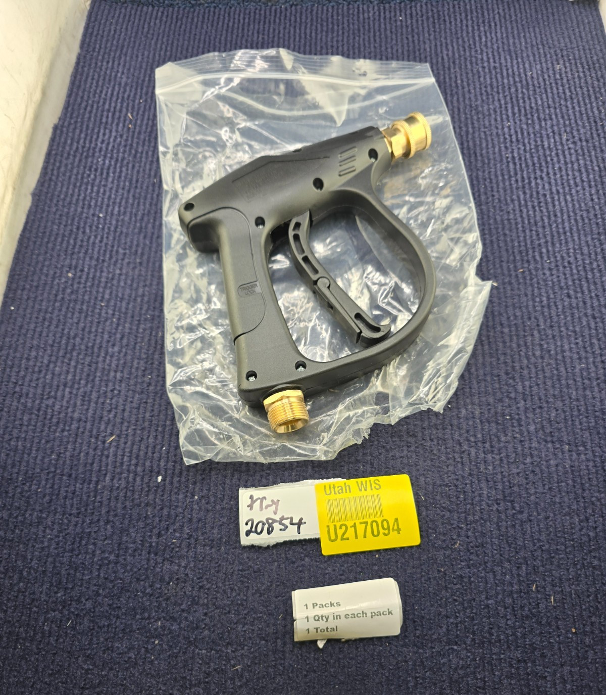 Replacement Black Washer Pressure Spray Trigger Gun 2175psi Working, 4350psi Max