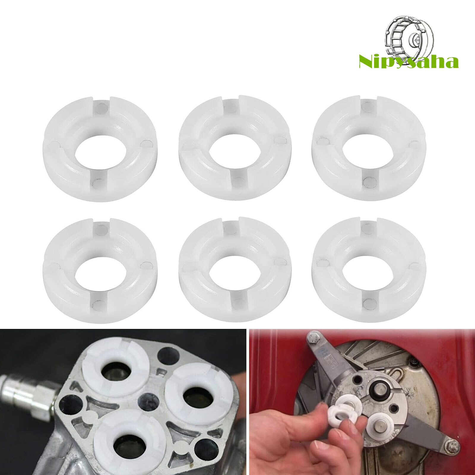 6PCS AR2840561 Bushings for RMW2.2G24 Pressure Washer Pump for SRMW2.2G26 Annovi