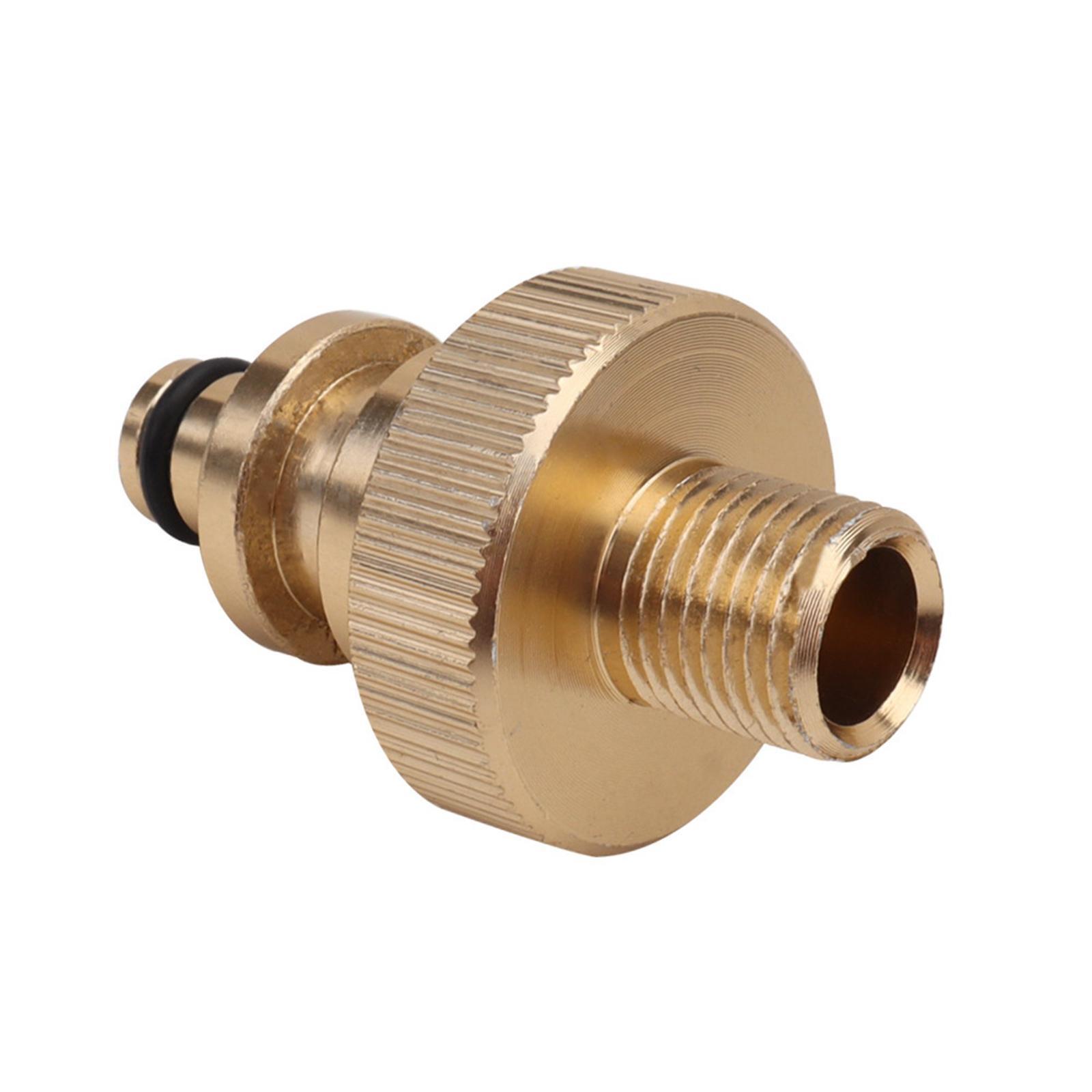 Solid Brass Hose Connector Fittings Adapter Kit 1/4 inch Solid Brass Hose