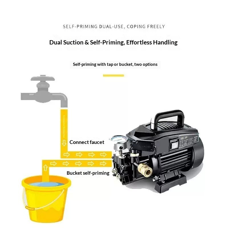 H9 High-Pressure Car Wash Machine Portable 220V Household Car Wash Wonder