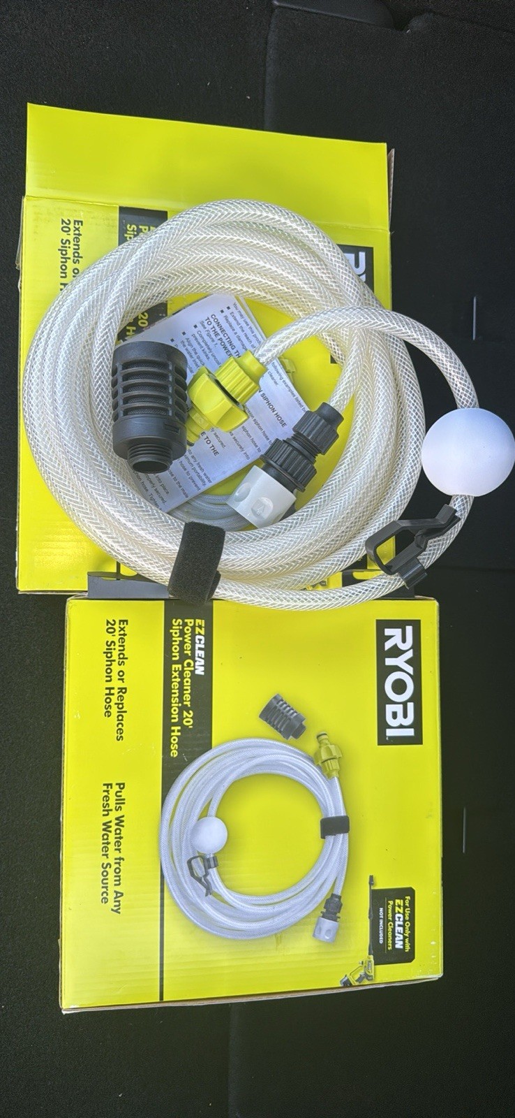 Ryobi EZClean Power Cleaner 20 Ft. Hose Pressure Washer Attachment Pack