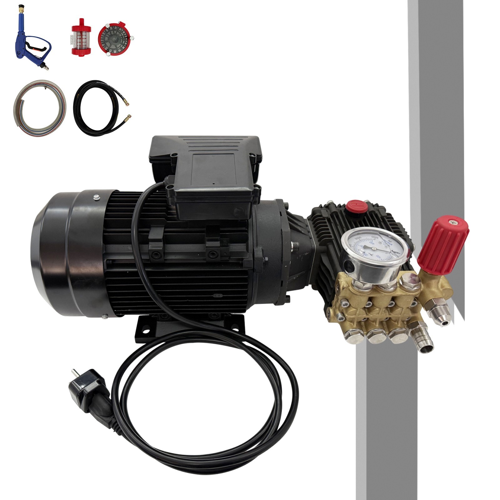220V Fully Auto Cleaning Pump High-Pressure Car Washing Machine 12L/MIN