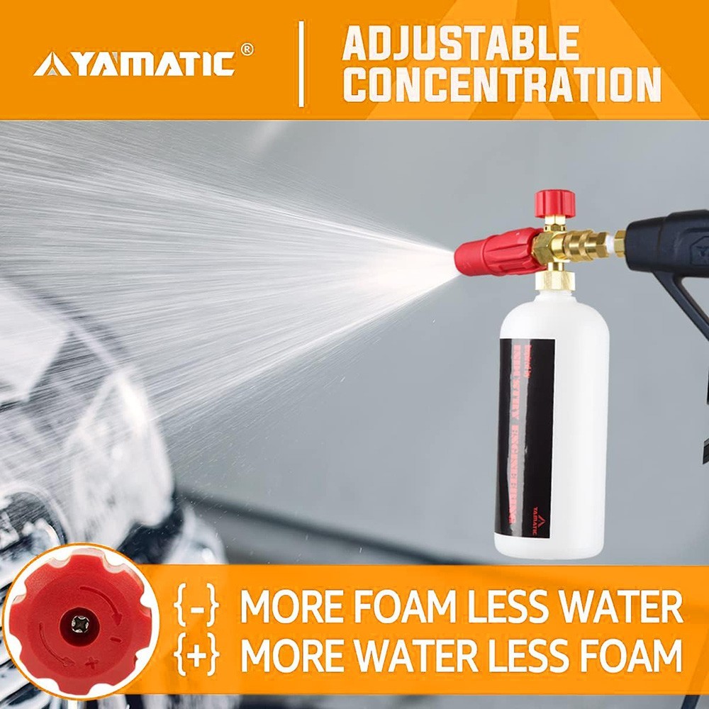 YAMATIC 4000PSI Power Washer Short Gun with 3/8″ Swivel Quick Connect