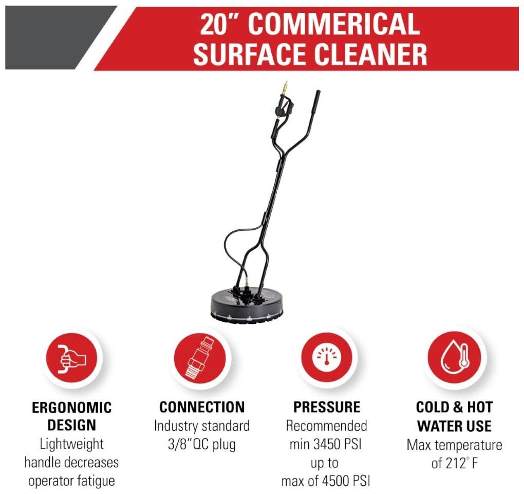 Simpson 80182 Simpson Professional 20" Surface Cleaner (4500