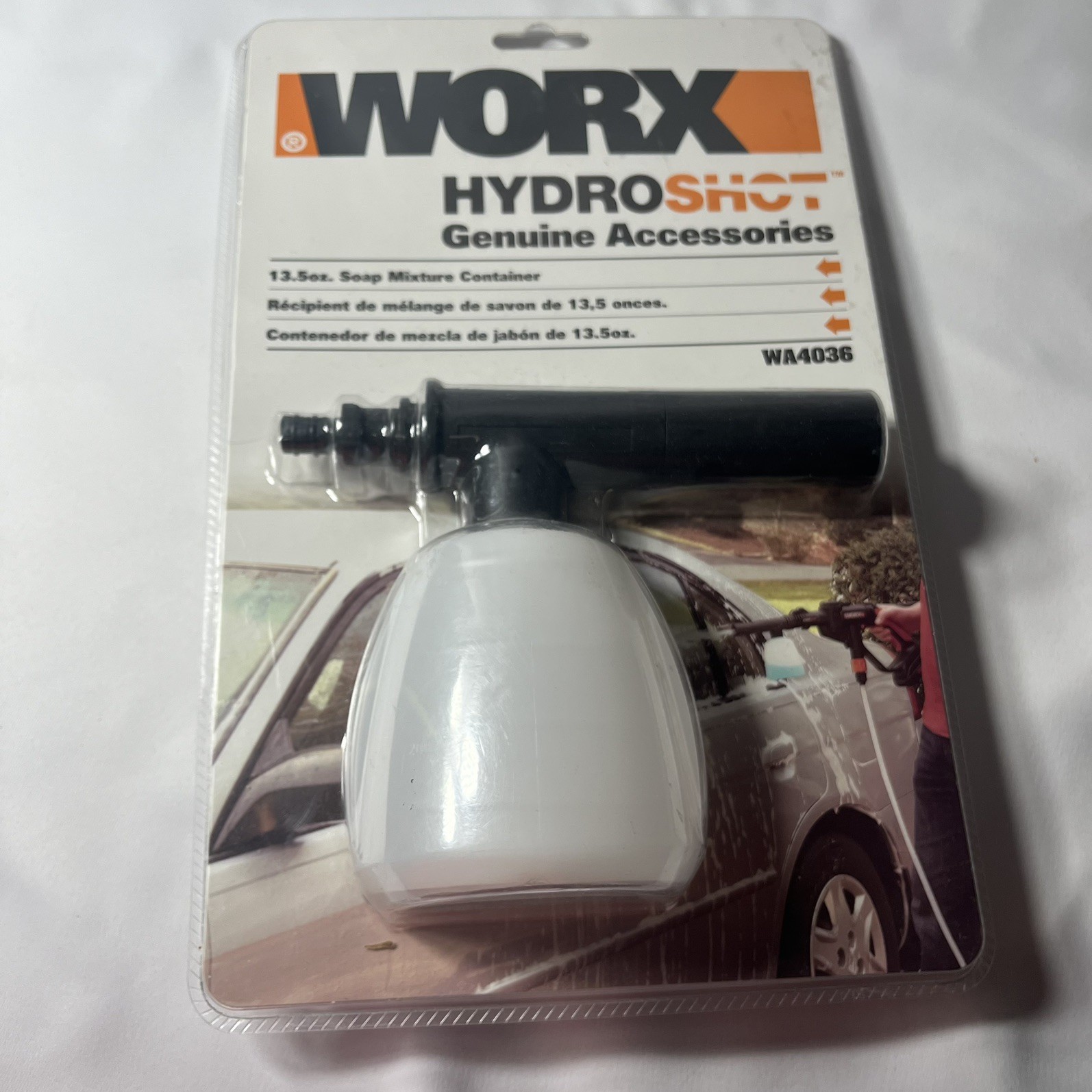 worx hydroshot genuine accessories 13.5oz soap mixture container