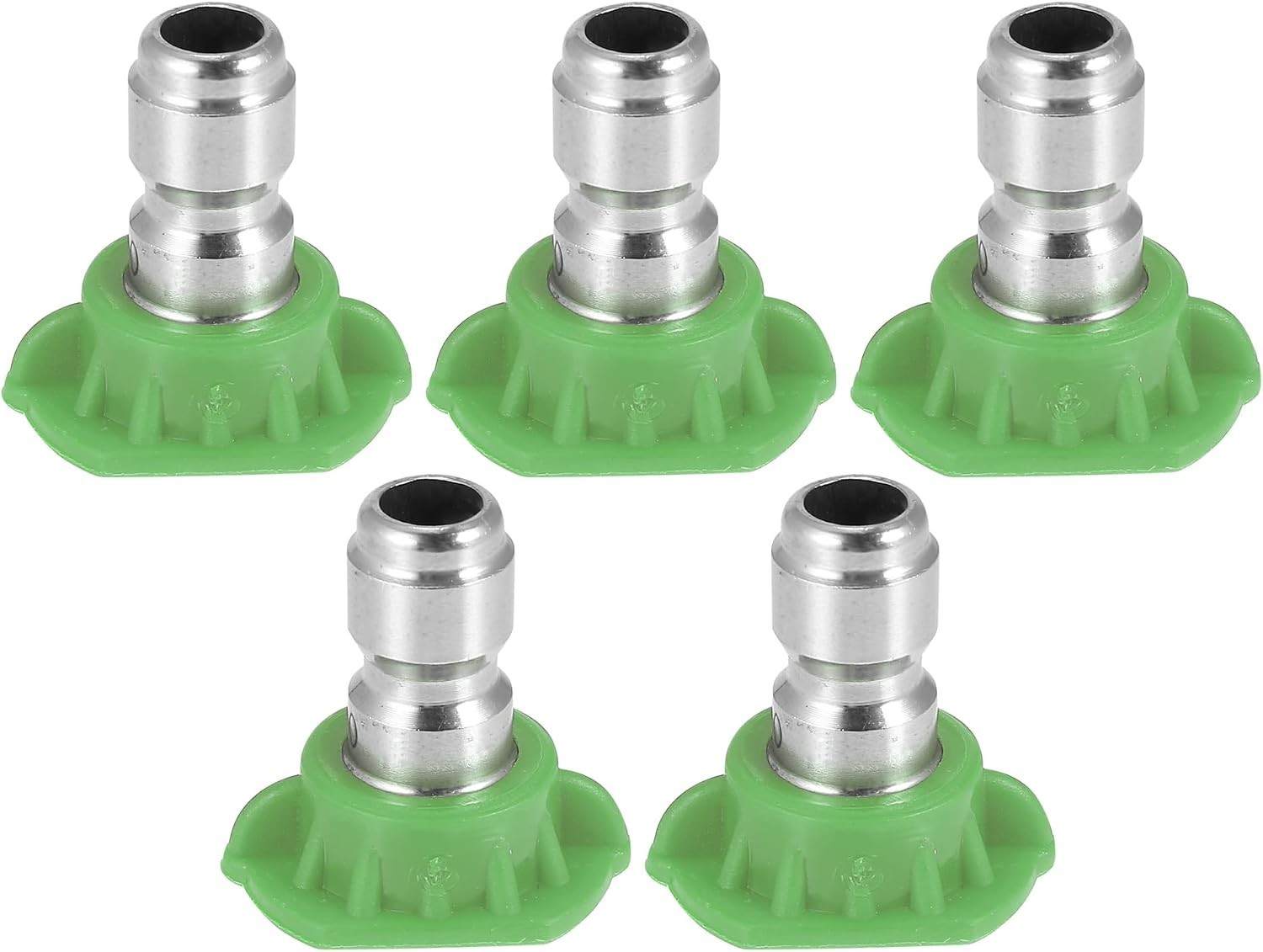 Efficient 25° High Pressure Washer Nozzle Tips – 5-Piece Quick Connect Set