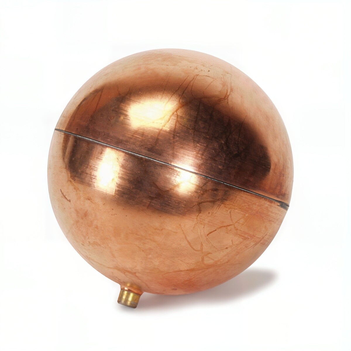 6″ Copper Float Tank Ball, 1/4?-20 Thread, Fits Various Pressure Washers