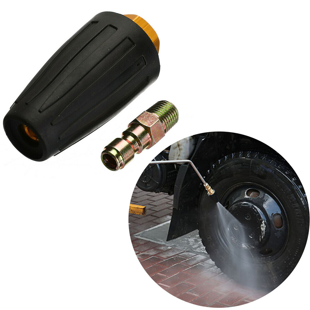 1/4″ 2.5-4.0 GPM High Pressure Washer Rotating Turbo Nozzle Spray Tip 3600PSI